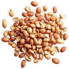 Obraz premium Spicy Masala Peanuts Perfect for Snacks and Parties on Transparent PNG background