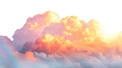 Majestic sunset clouds over serene horizon nature scene tranquil atmosphere dreamy view ethereal beauty