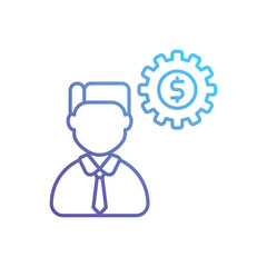 Financial Manager vector icon