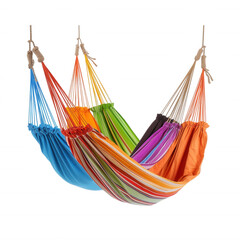 Vibrant Striped Hammocks for Outdoor Relaxation