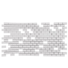 White Brick Wall Texture