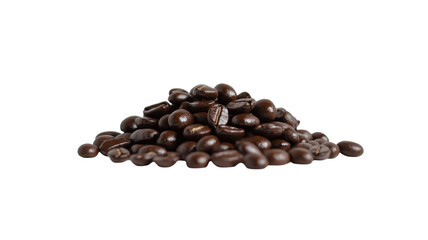 High-quality Brown Coffee Beans Piled Together for Espresso and Brewing Purposes - Perfect for Coffee Enthusiasts and Baristas.