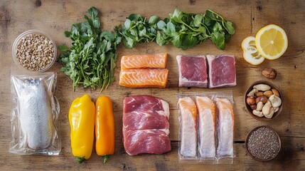 Multivitamins with fruits and vegetables. Balanced diet food background. Colorful bunch of fresh vegetables and fruits. Vegan food background. Real food. Healthy eating. Healthy food. Copy space