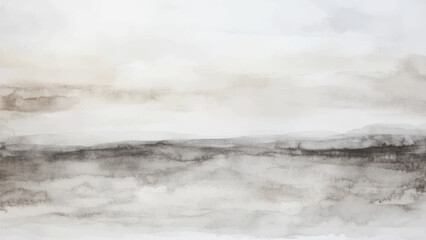 Abstract watercolor aesthetic horizontal background. Hand drawn vector splatter texture. Brush stroked painting pastel color watercolour