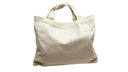Versatile Plain Beige Canvas Tote Bag on a White Background Perfect for Shopping, Beach Days, or Everyday Use with Customizable Options.