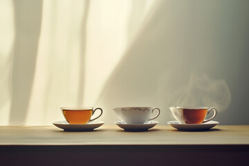 Fototapeta premium Chinese Tea Culture Concept Background