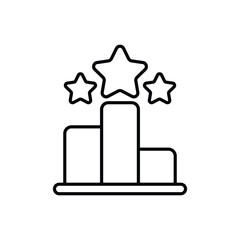 Ranking vector icon