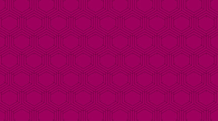 Pattern design with line | Seamless pattern design with geometric shape | Multiple Line pattern design with magenta color