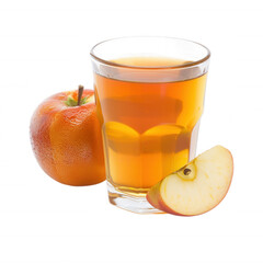 Delicious Apple Juice with Fresh Apple Slices