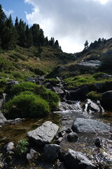 river, mountain, water, nature, landscape, stream, forest, rock, mountains, valley, sky, waterfall, summer, green, tree, stone, travel, canyon, park, trees, beauty, scenic, creek, flowing, rocks, rive