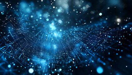 Obraz premium Digital background consisting of financial graphs and data