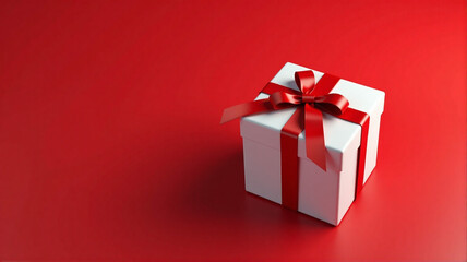 Obraz premium gift box with ribbon