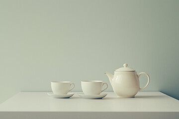 Fototapeta premium Chinese Tea Culture Concept Background