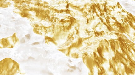 Obraz premium Golden Abstract Mountain Range: A Stunning Landscape Artwork