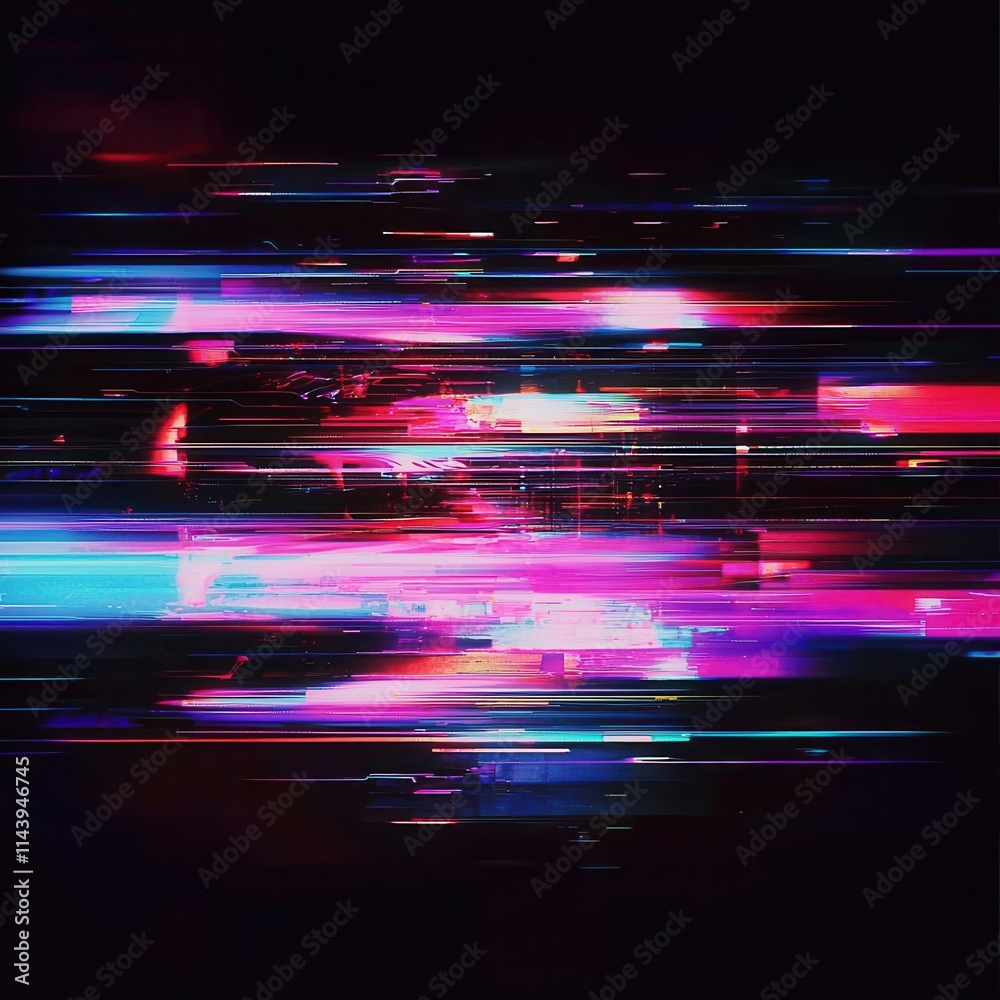 Poster screen damage, glitch texture, fragment data interface, error dynamic pixel, dynamic abstract art fe
