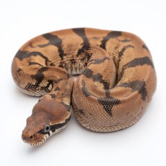 Obraz premium snake on the white isolate background