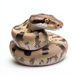 Obraz premium snake on the white isolate background