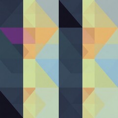 Abstract Geometric Pattern:  Pastel Hues 