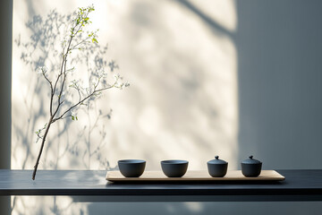 Chinese Tea Culture Concept Background