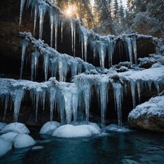 waterfall in the forest