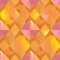 Obraz premium Abstract Geometric Pattern: Warm Hues 
