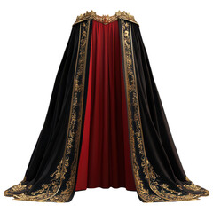 Elegant Royal Robes for Formal Events and Costumes on Transparent PNG background
