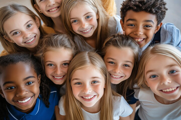 Fototapeta premium group of children