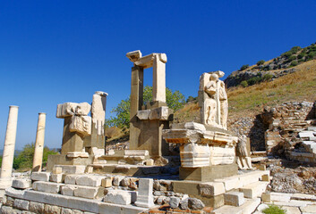 Ephesus old ruins in İzmir, Turkey