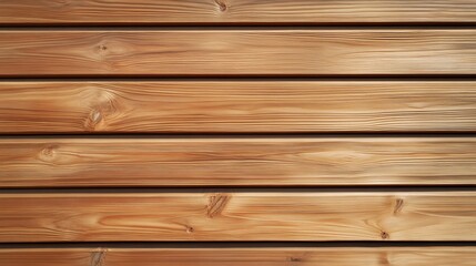Fototapeta premium Close-up of a polished wooden wall, showcasing warm tones and natural grain patterns.