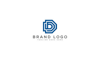 letter DD logo design vector template design for brand.