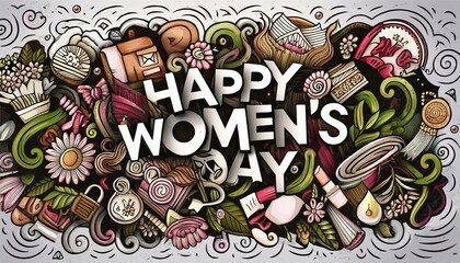 Obraz premium happy women's day background
