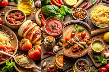 collection of spices