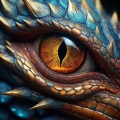 Naklejka premium eye of the dragon