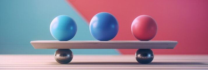 Physical And Mental Health: Illustration of Equilibrium Between Body and Mind for Life Harmony and Well-being