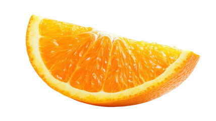 A Bright and Refreshing Slice of Fresh Orange Showcasing Its Juicy Pulp, Ideal for Food-related Content and Designs.