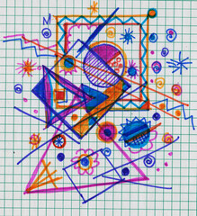 geometric abstract picture