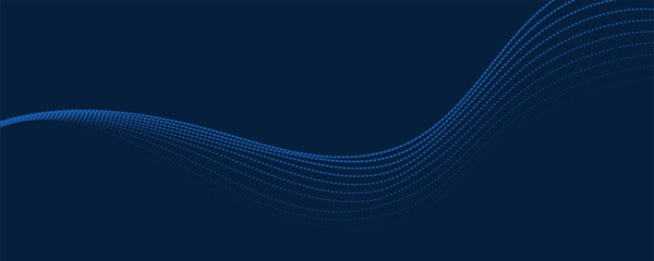 Abstract blue wave background