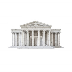 Obraz premium Majestic Ancient Greek Temple Design