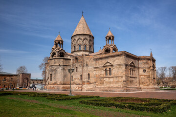 Etchmiadzin Cathedral, the main church of the Armenian Apostolic Church. Vagharshapat, Armavir Province, Armenia