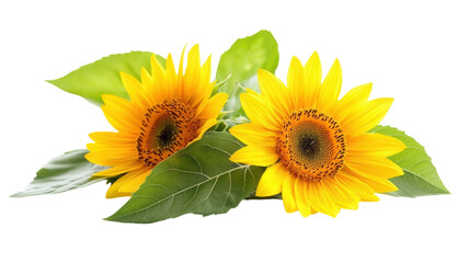 Obraz premium A Stunning Freshly Cut Sunflower in Bloom Perfect for Home Decoration or Floral Arrangements, Adding a Touch of Brightness and Cheerfulness to Any Space.
