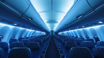 Fototapeta premium Airline Marketing: Marketing teams promote services, attracting customers through targeted campaigns.