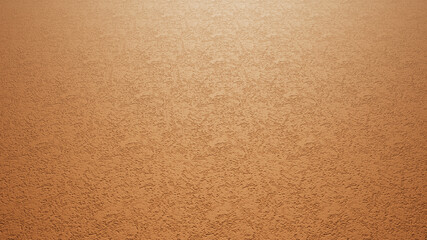 Concept or conceptual solid brown background of rough cast coating texture floor as a modern pattern layout. A 3d illustration metaphor for construction, architecture, urban and interior design © high_resolution
