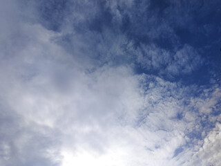 A Tranquil Sky with Soft Cloud Layers