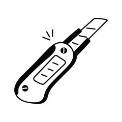 Get this amazing icon of paper cutter in modern style