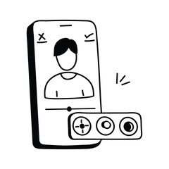 Icon for photo editing, ideal for enhancing and modifying images