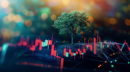 Symbolic Tree Representing Long-Term Investment Growth