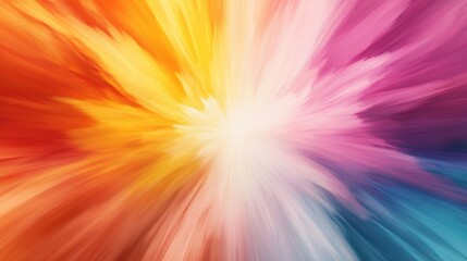 Vibrant Abstract Burst of Color Blending Together in a Beautiful Display of Light and Motion for Artistic and Creative Background Use