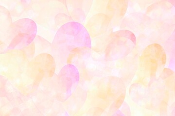 バレンタインのハート背景