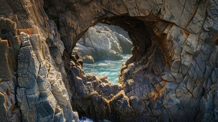 Big rocks piled up and waterlogged, very beautiful. Mountain