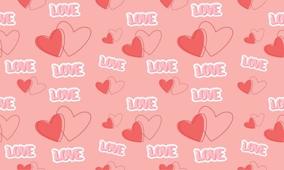 This Valentine seamless pattern features romantic designs like hearts, flowers, and love-themed elements. Perfect for crafts, cards, and digital projects.